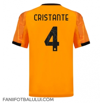 AS Roma Bryan Cristante #4 Tricou Fotbal Replică 2025-26 Barbati Deplasare
